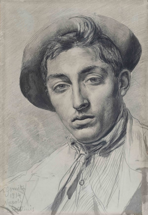 Vincenzo Gemito Ritratto di giovane uomo della famiglia Bertolini, 1914