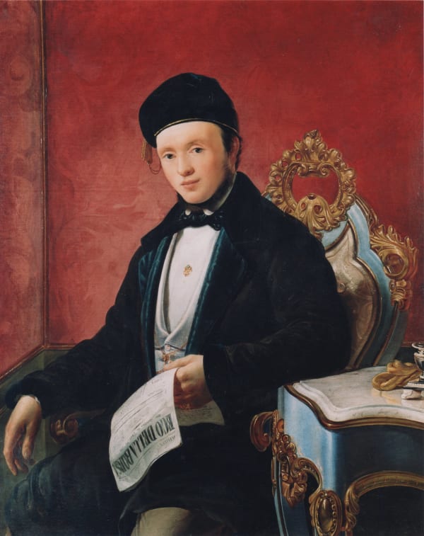 Natale Schiavoni, Ritratto maschile, 1843