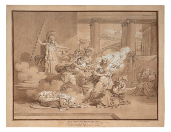 Tommaso Minardi, Atena che punisce le figlie di Cecrope, 1807