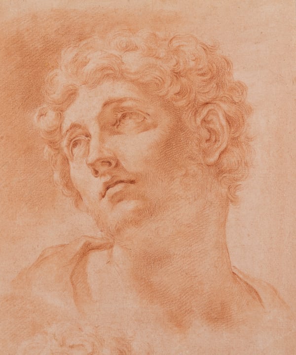 Jacopo Alessandro Calvi Studio di volto maschile, 1775