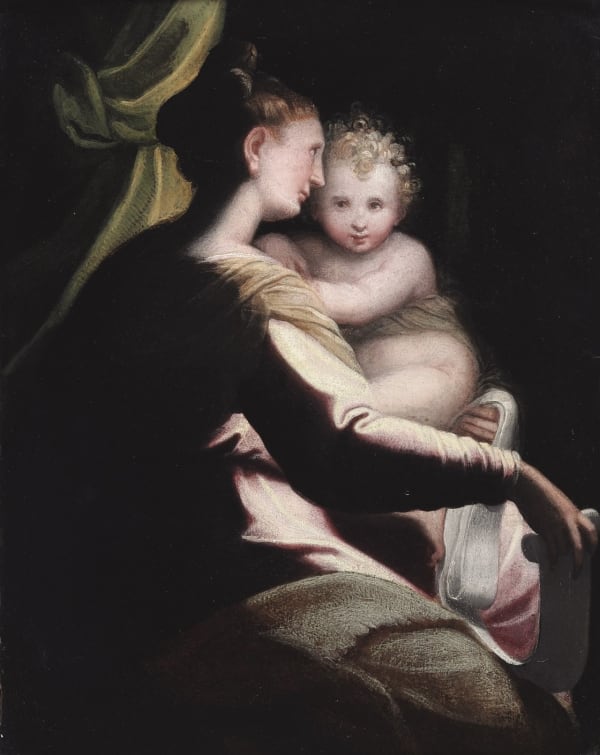 Bernardino India, Vergine con bambino, 1560