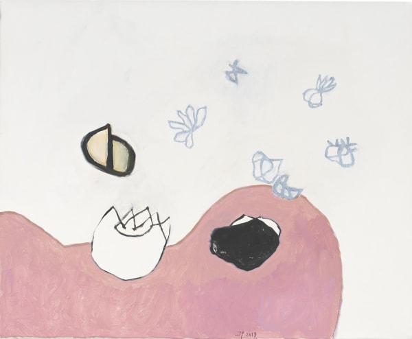 Jürgen Partenheimer, Blühende Brandung 100 Poets #40, Jan Wagner, 2018