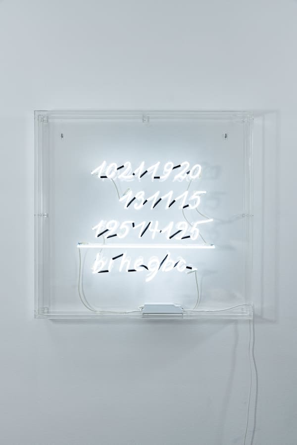 Brigitte Kowanz, Just make sense, 2000