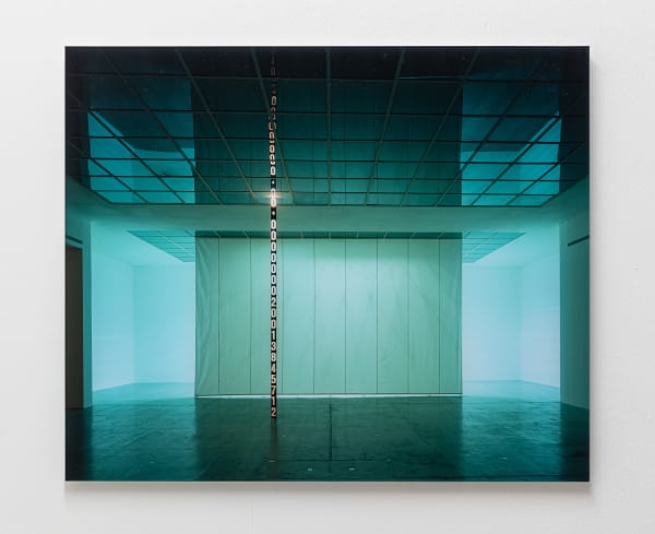 Brigitte Kowanz, Lichtgeschwindigkeit sek/6m, 1993