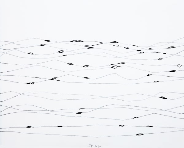 Jürgen Partenheimer, Gewebte Zeit. 100 Poets #87 Saiokuken Socho, 2020