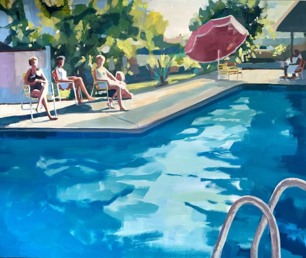 Kirsten Tradowsky, Poolside Afternoon, 2024