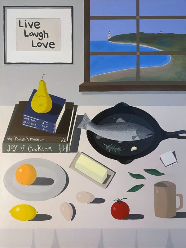 Ciccio Boles, Sill Life with Cast Iron