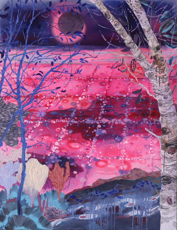 Melanie Daniel, The Night is Loved by a Pink Moon, 2025