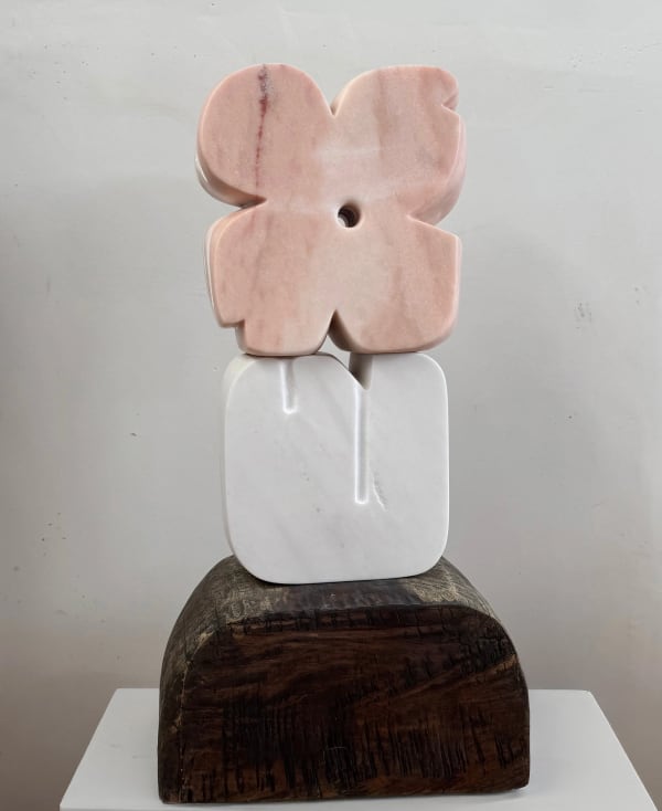 Nadia Yaron, Pink Flower on a Hill, 2025