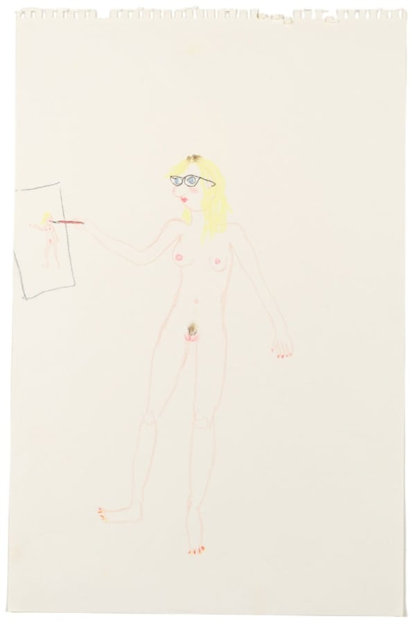 Aurel Schmidt, Self Portrait 9, 2013