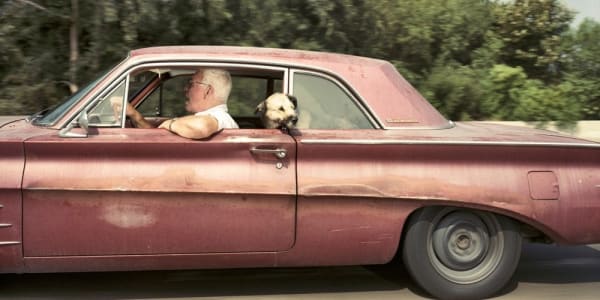 Andrew Bush, Man drifting near the shoulder at 61 mph on Interstate 405 around the Getty Drive exit at 4:01 p.m. on a Tuesday in September 1992, 1992