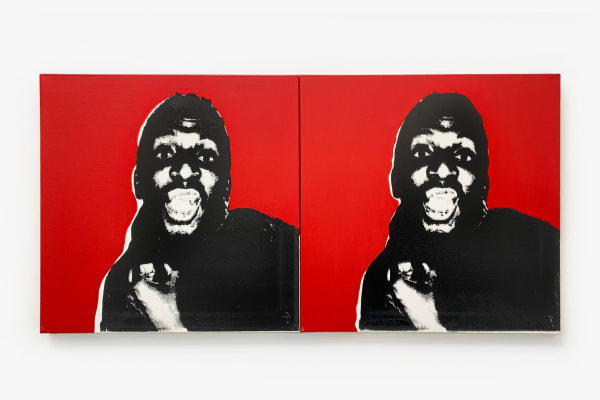 Matthew Tully Dugan, Count Zohore (diptych), 2022