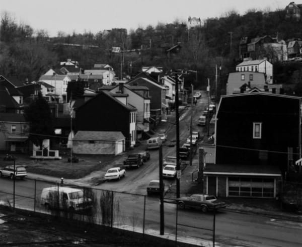 James Welling, "The Run," Four Mile Run Road, Pittsburgh, PA, 1990