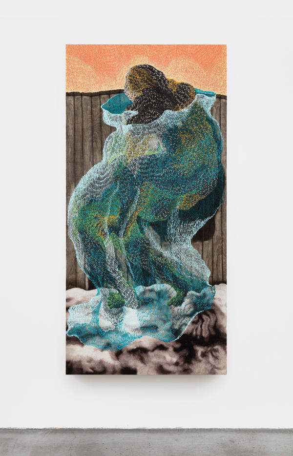 Didier William, M'ap Kanpe sou zepol ou, 2020 (“I will stand on your shoulders”)