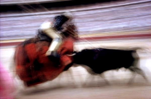 Ernst Haas, La Suerte De Varas, Pamplona, Spain, 1956