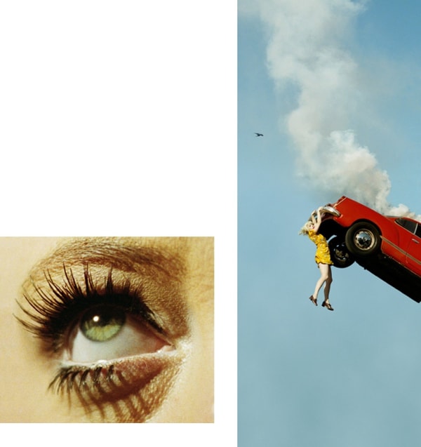 Alex Prager, 3:32 pm, Coldwater Canyon and Eye #5 (Automobile Accident) (diptych), 2012