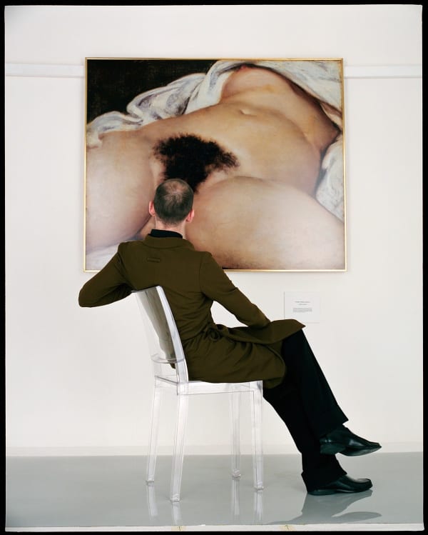 Jean-Baptiste Mondino, Man Looking at the Origin of the World, 1998