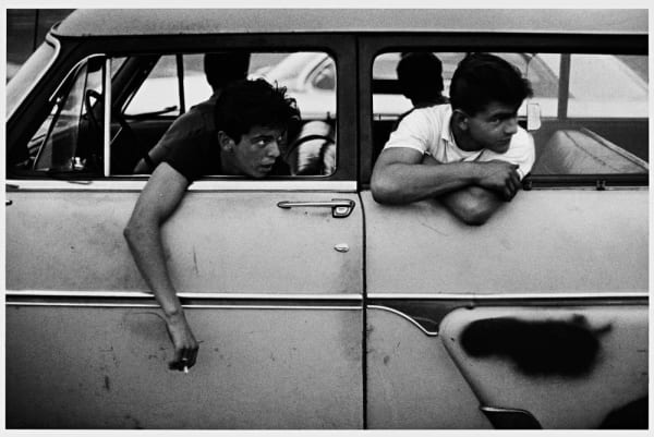 Joseph Sterling, The Age of Adolescence (guys leaning out of car), 1961