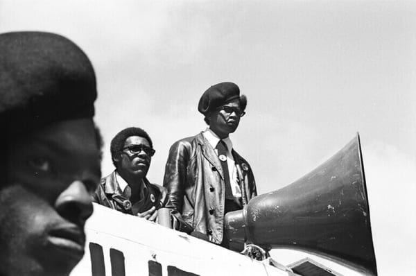 Howard L. Bingham, Black Panther Rally #1, Oakland, 1967