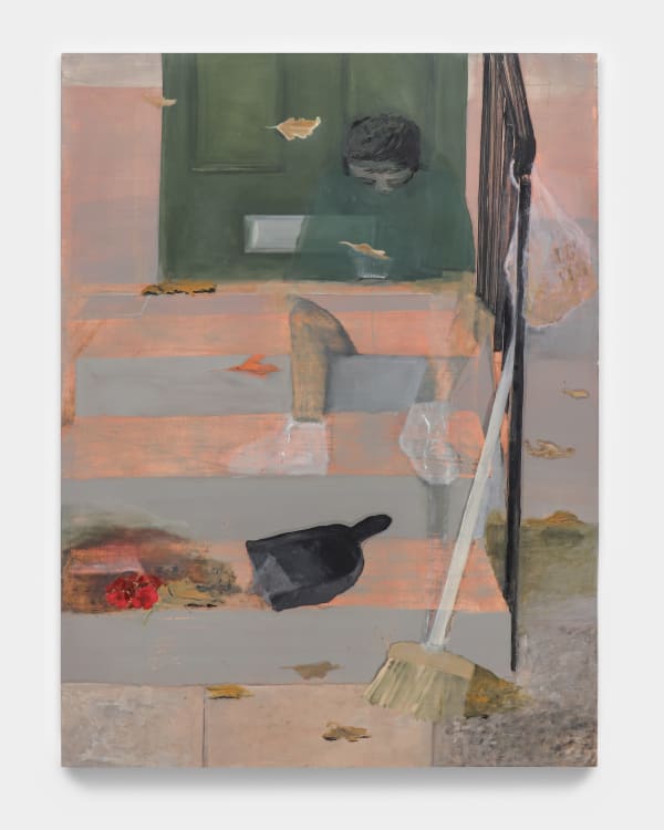 Aubrey Levinthal, Fall Stoop (13th St.), 2022