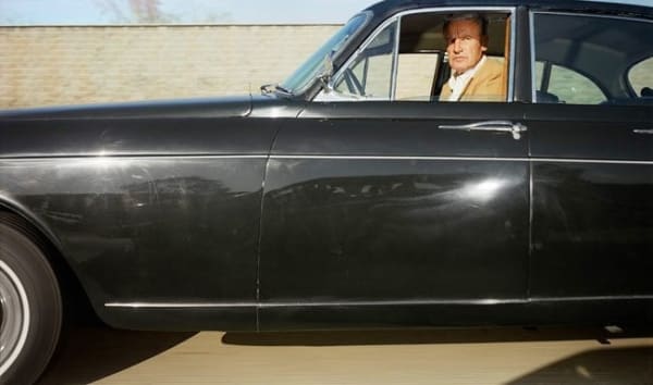 Andrew Bush, Man (possibly someone in character) traveling northwest at 60 mph on U.S. Route 101 in the vicinity of Hollywood on a late Sunday afternoon in March 1991