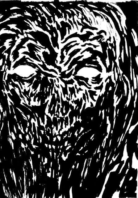 Mat Brinkman, Smiling Ghoul, 2008