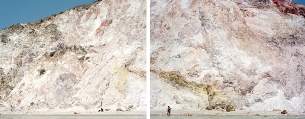 Massimo Vitali, Firiplaka Red Yellow Diptych (#4550-4551), 2011