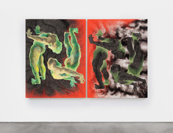 Didier William, L'ap boule sou tou de bo, 2020 (“It will burn from both sides”)