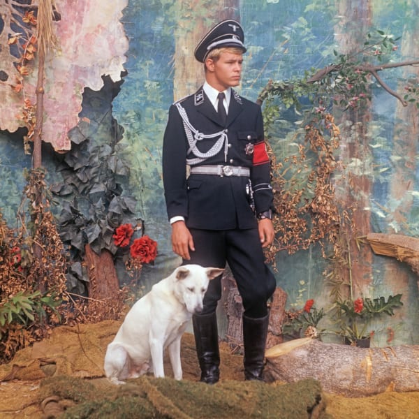 Bob Mizer, Kurt Koenig With Dog, Los Angeles, c. 1973