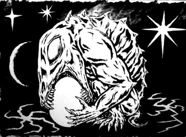 Mat Brinkman, Egg Biter in Space, 2009