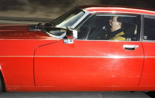 Andrew Bush, Man traveling 73 mph toward an overpass outside of Portola Valley, California, on a Tuesday morning in March 1992