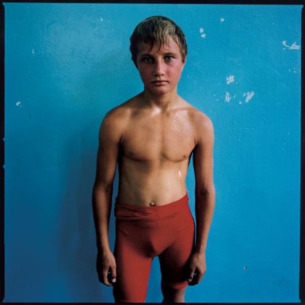 Michal Chelbin, Red-Faced Boy, Ukraine, 2006