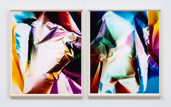 Ellen Carey, Dings & Shadows (diptych), 2016