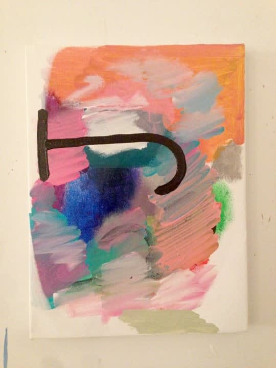 Andrew Kuo, Self-Portrait (Zig Zag), 2013