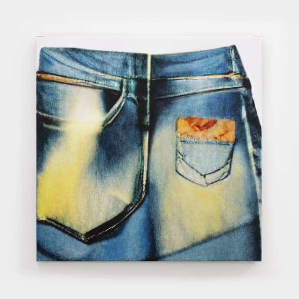 Thomas Blair, "Denim with Bleach Stains", 2022