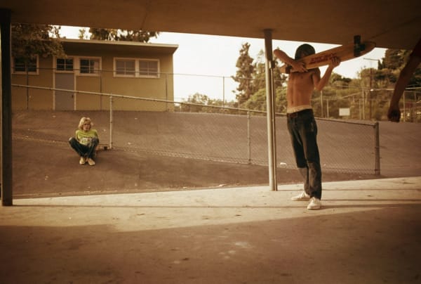 Hugh Holland, Skate Shooter, Kenter Canyon, 1976