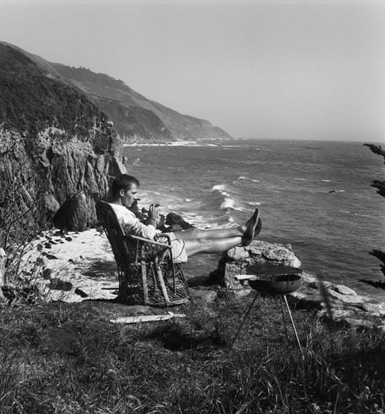Hunter S. Thompson, Self Portrait, with Grill, Big Sur (HST41), c. 1960s