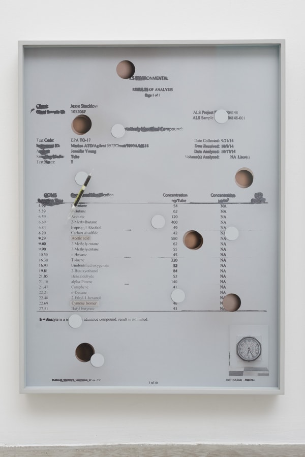 Jesse Stecklow, Untitled (Trios Data), 2014