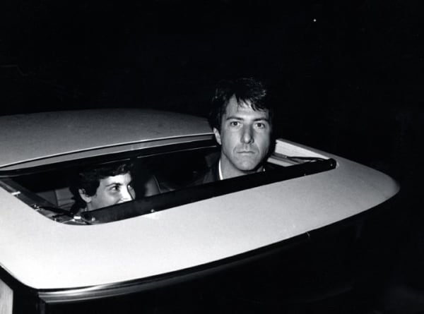 Ron Galella, Dustin Hoffman outside Chasen's Restaurant, Beverly Hills, CA, October 7, 1979