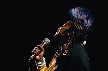 Howard L. Bingham, Miriam Makeba, Zaire #C23, 1974