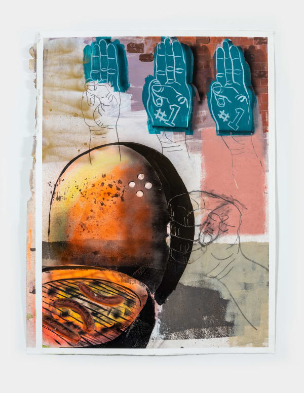 Pat Phillips, Untitled "All the Angry White Men Willing to Fight Showed Up That Summer. Scouts Honor / The Grill Master", 2022