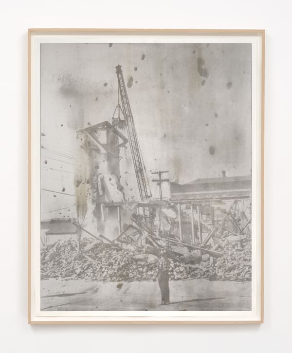 Matthew Brandt, 00046764-2, 'demolition of Old hose tower August 13, 1959', 2013