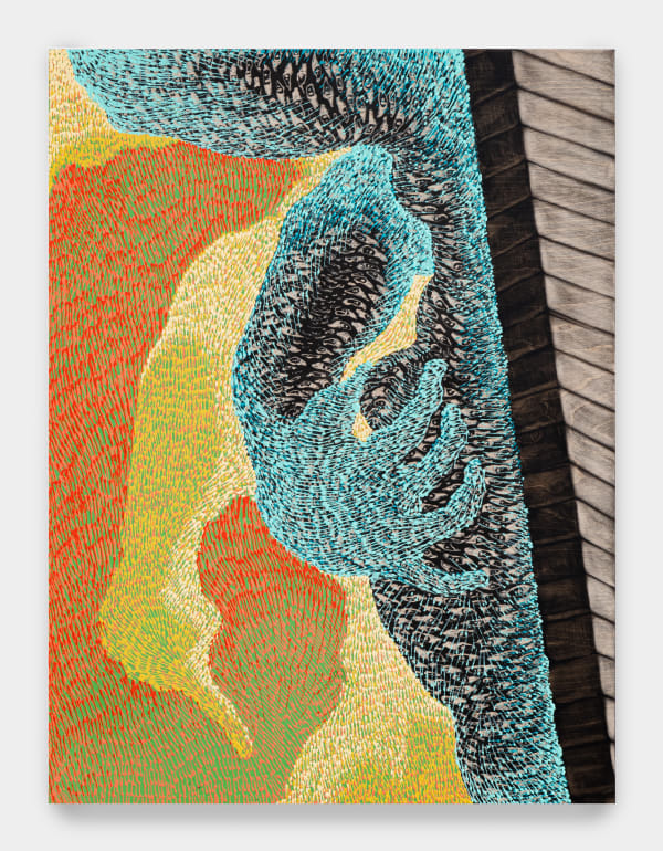 Didier William, Nan pa pot la, 2020 (“In the doorway”)