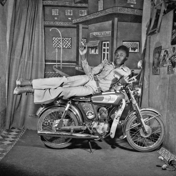 Sanlé Sory, Motocycliste Alangui, 1975