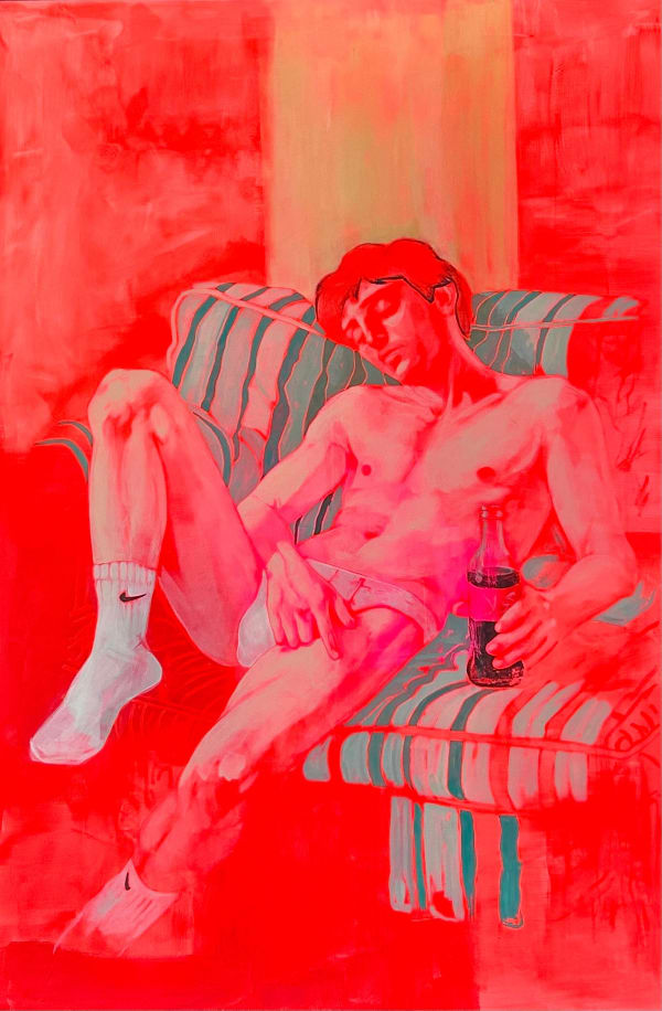 Salma Cheddadi Après n°1 Acrylique sur toile 150 x 100 cm