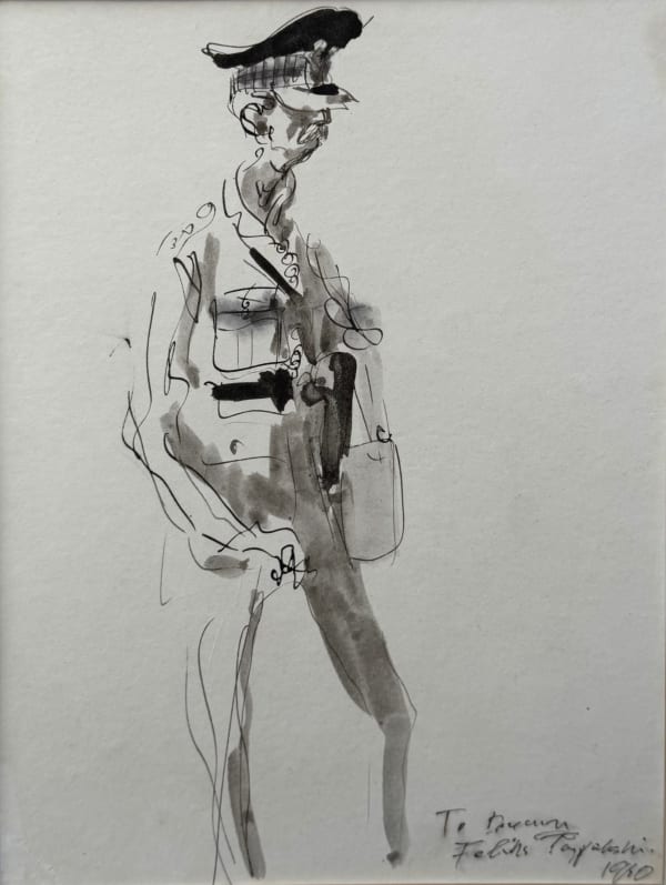Feliks Topolski RA, Portrait of an Army Officer