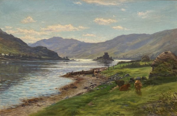 Joseph Farquharson RA - Eilean Donan Castle on Loch Duich