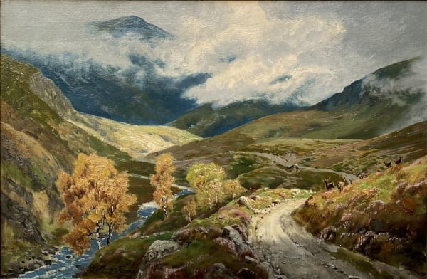 George Melvin Rennie, Autumn in Glen Callater, Eagle Cliff