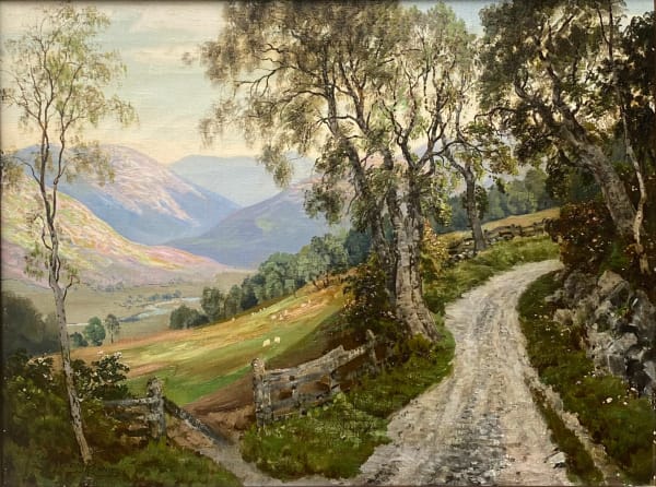 George Melvin Rennie - Evening in Glen Clunie near Braemar