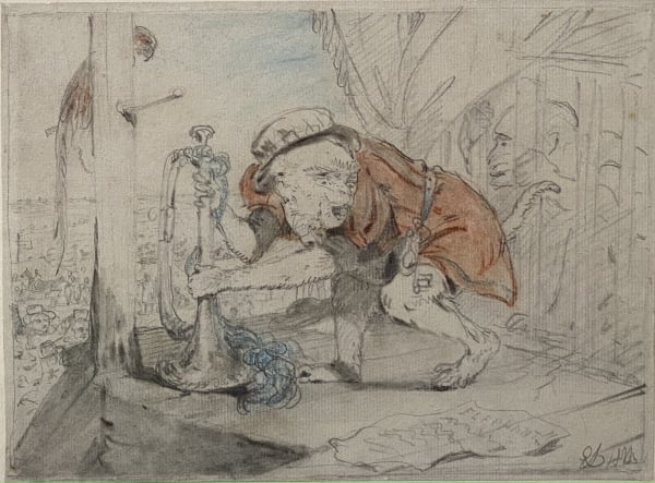 Sir Edwin Henry Landseer RA, Monkey at a Fair